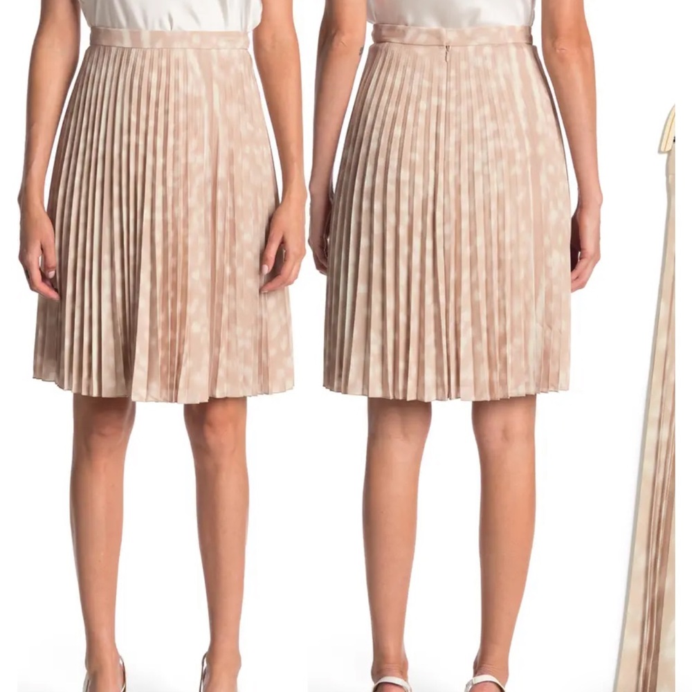 BURBERRY Deer Print Soft Fawn Skirt